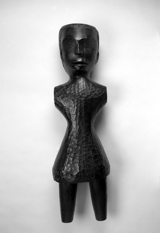 Brooklyn Museum: Figure of a Standing Female Used in a Potlatch