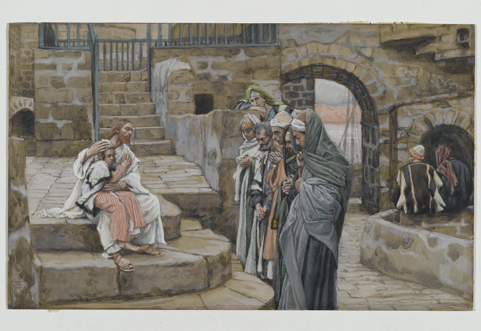 Brooklyn Museum: Jesus and the Little Child (Jésus et le petit enfant)