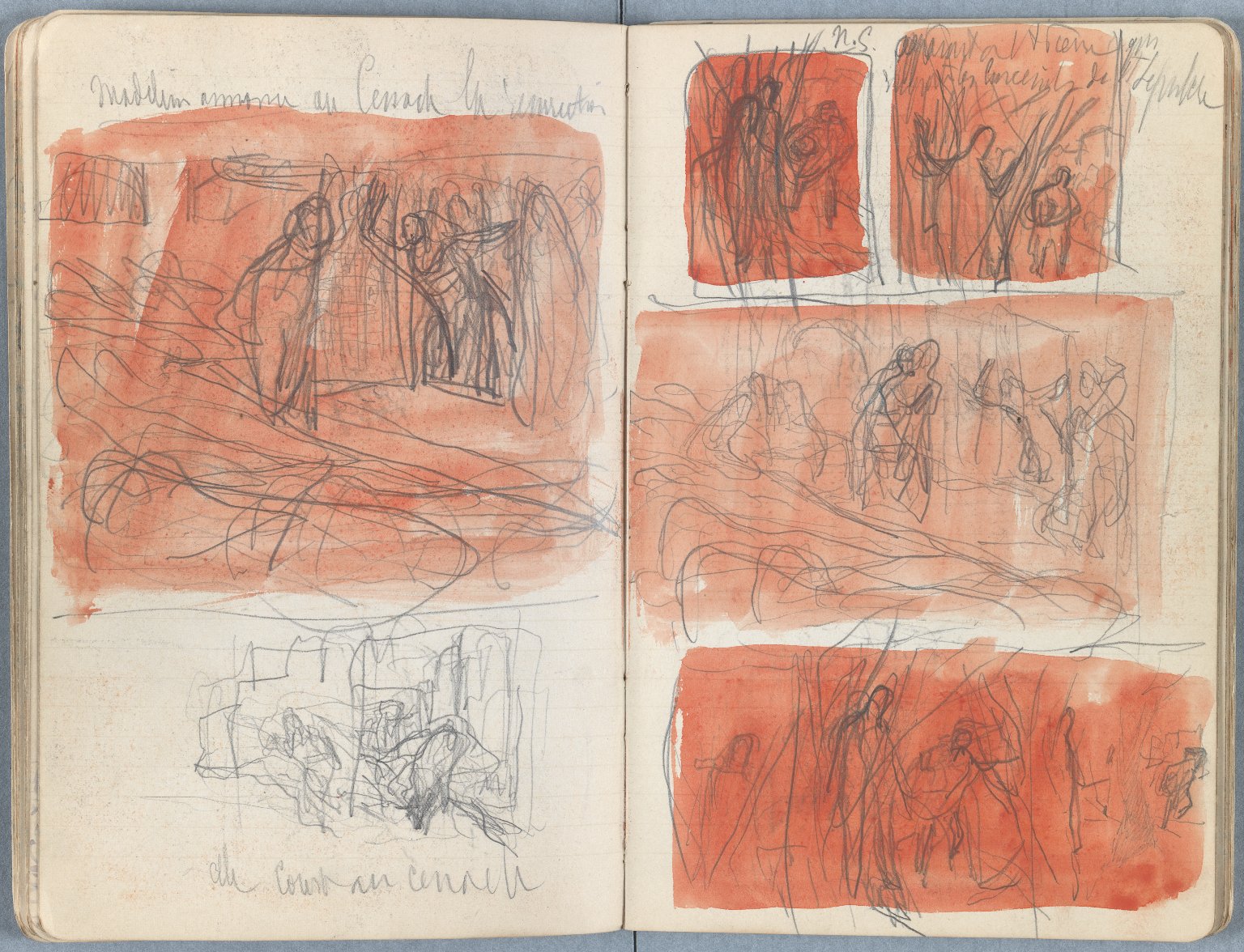 Brooklyn Museum: Album of Sketches for The Life of Our Lord Jesus Christ
