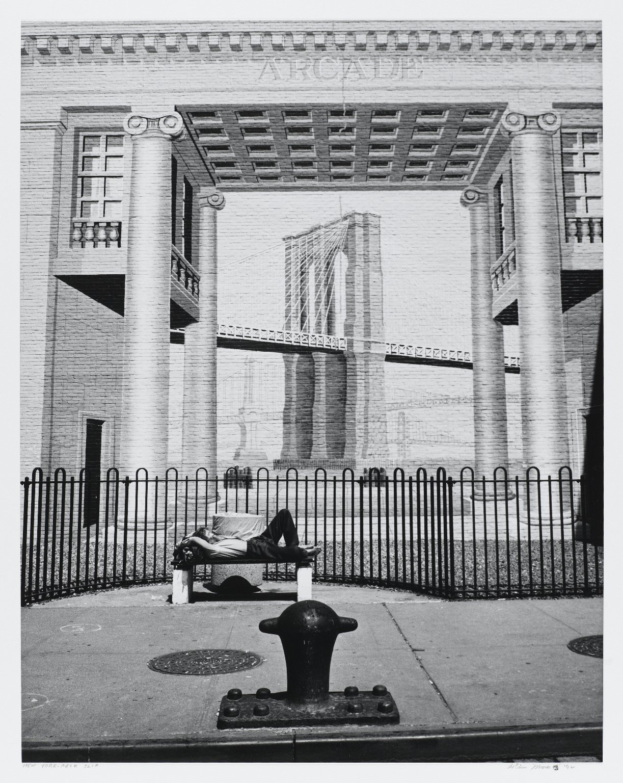 Brooklyn Museum: New York - Peck Slip (Painting)