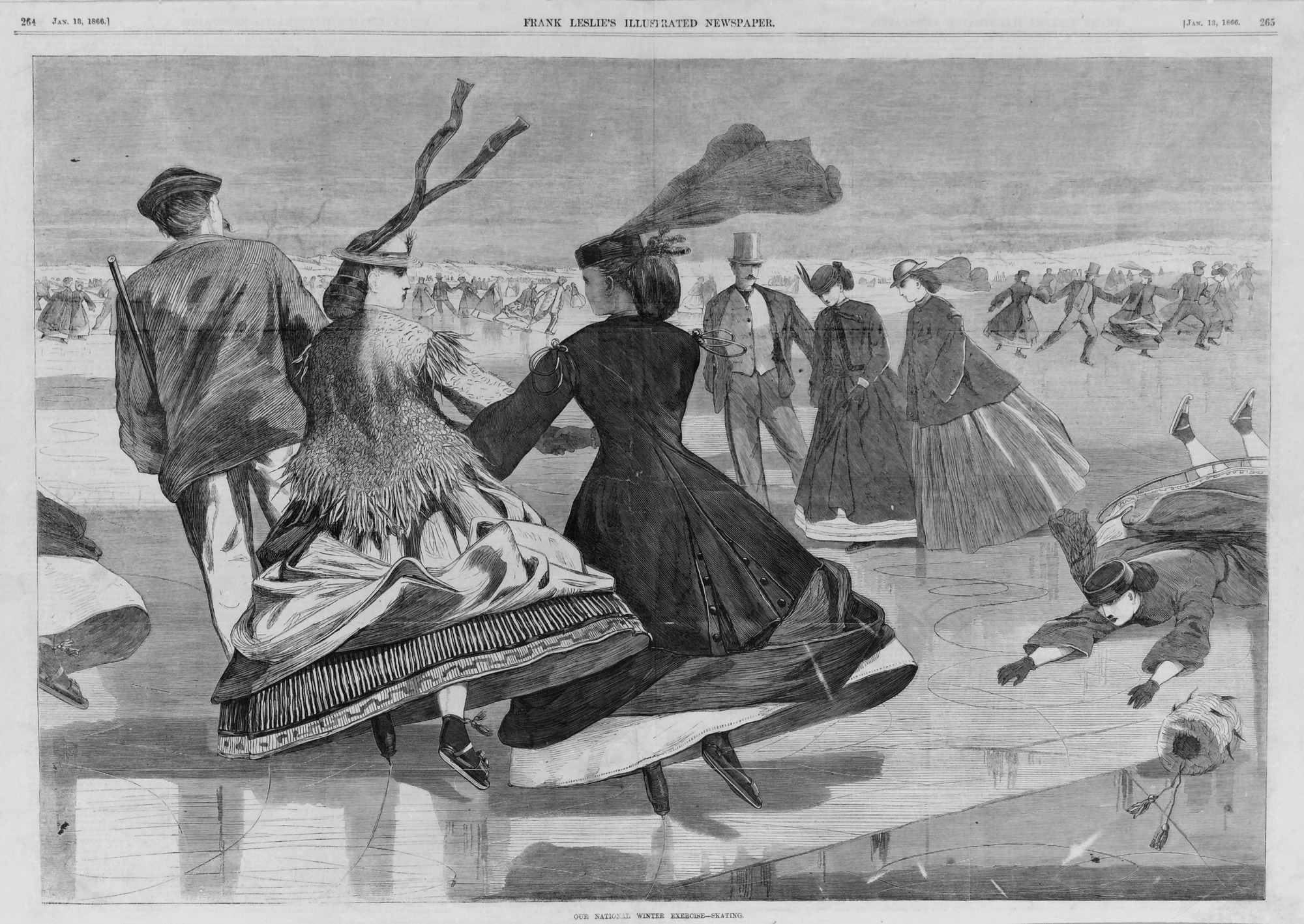 Brooklyn Museum: Our National Winter Exercise--Skating