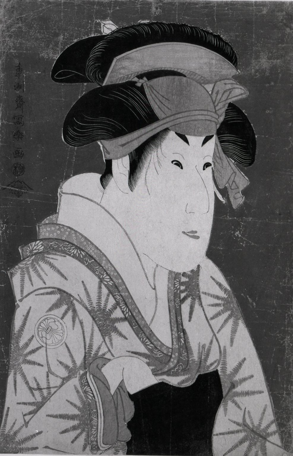Brooklyn Museum: Segawa Kikunojo III as Oshizu, Wife of Tanabe Bunzo