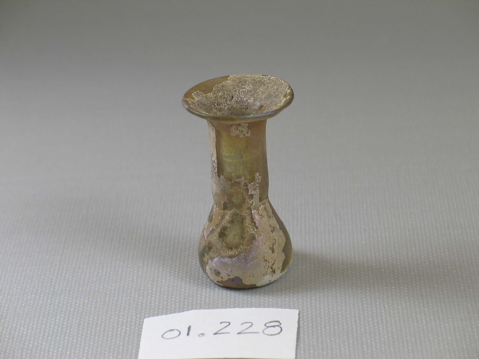 Brooklyn Museum: Bottle of Blown Glass