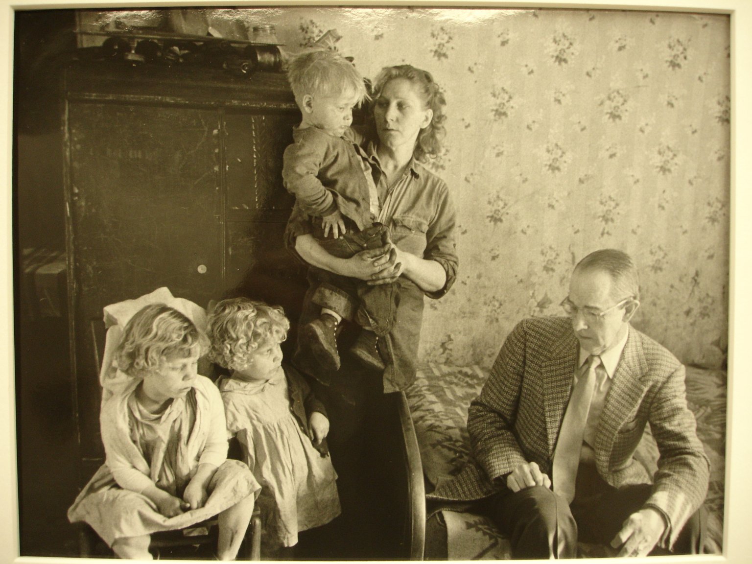 Brooklyn Museum: Coal Co. Doctor West Virginia (Mother, Baby and Twins)